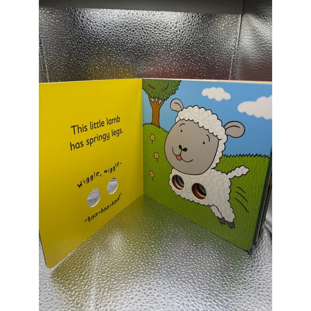 Little Farm Animals Finger Wiggle Book Sally Symes Nick Sharratt Interactive